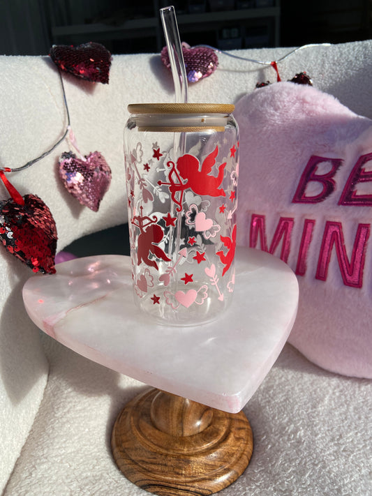 Cupid Glass Cup 16 oz