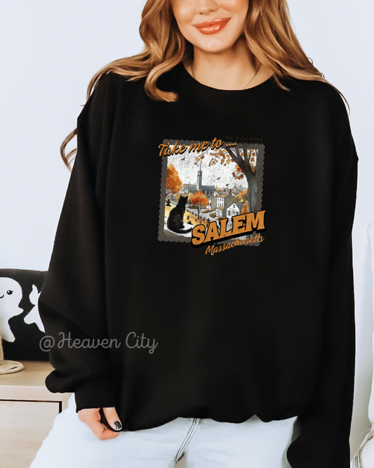 Take Me To Salem Massachusetts Crewneck