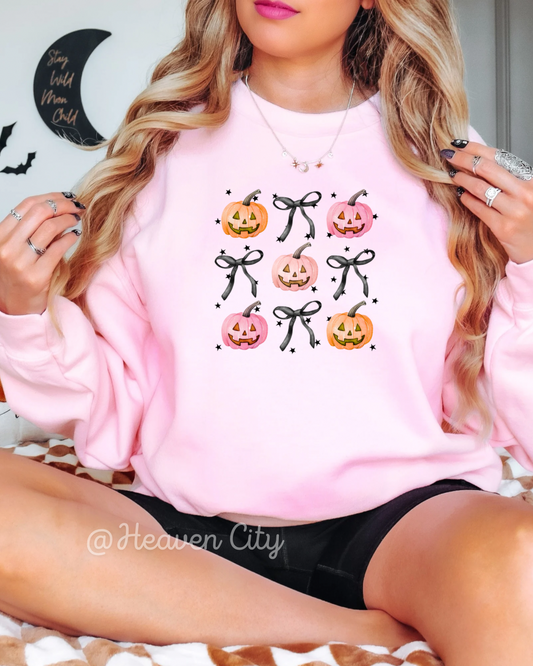 Coquette Pumpkins Crewneck