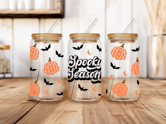 Spooky Season Glass Cup