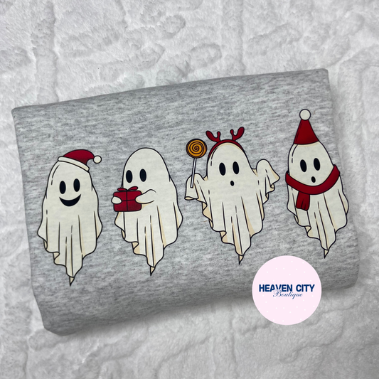 Christmas Ghosts Crewneck